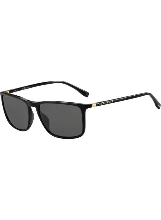HUGO BOSS Gafas de Sol BOSS 0665/S/IT Black Gold/Grey 57/16/145 hombre