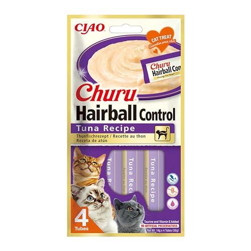 Solución Efectiva para la Salud Digestiva Felina: Churu Hairball Control Atún