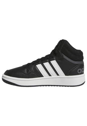 adidas Hoops Mid Shoes, Zapatillas Unisex niños, Core Black Cloud White Grey Six, 36 EU