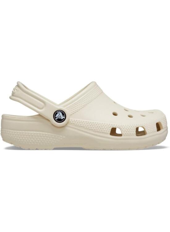 Crocs Classic Clog K Zuecos Unisex niños, Bone, 34/35 EU