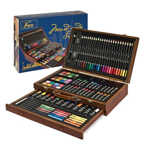 Desata tu creatividad con el maletín de pintura Nassau Fine Art de 145 piezas
