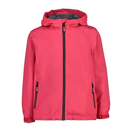 CMP Chaqueta Kid G Con Capucha Fija, Chaqueta Softshell Unisex niños, Rosa (Fresa), 140