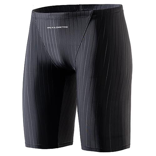 MY KILOMETRE Bañador de Natación para Hombre - Jammers de Competición Profesional con Secado Rápido, Larga Duración y Resistente al Cloro