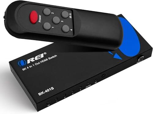 Solución Definitiva para la Gestión de Múltiples Fuentes HDMI: Análisis del Conmutador OREI 4x1