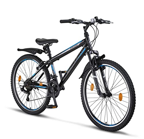 Chillaxx Bike Escape Premium - Bicicleta de montaña en bicicleta de 24 y 26 pulgadas, para niñas, niños, hombres y mujeres, cambio de marchas de 21 velocidades