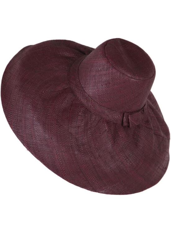 Miro Boho Chic Sombrero Ibiza Grande de Rafia para Mujer, Pamela de ala Ancha para Playa y Bodas, Sombrero de Paja Natural