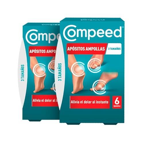 COMPEED Ampollas Surtido, Apósitos Hidrocoloides Contra Rozaduras, Pack 2 x 6 uds.
