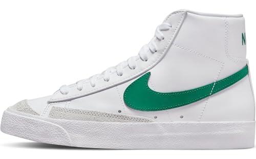 Nike Calzado de Baloncesto para Mujer Blazer Mid 77 Vintage, White/Malachite-White-Black, 38 EU