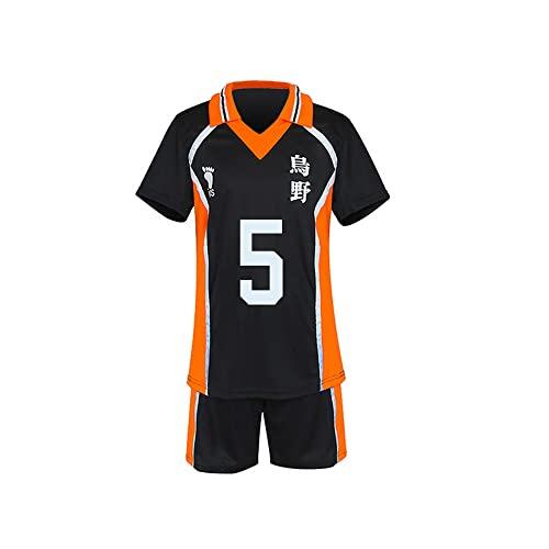 SOOYOOYOO Ryunosuke Tanaka Cosplay Karasuno High School Voleibol Ropa Deportiva Cómodo y Ventilación Jerseys Uniforme [Las Camisetas No Se Venden Ni Crean Por Ryunosuke Tanaka]