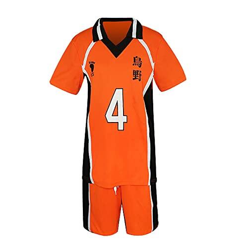 SOOYOOYOO Yu Nishinoya Cosplay Karasuno High School Voleibol Ropa Deportiva Cómodo y Ventilación Jerseys Uniforme [Las Camisetas No Se Venden Ni Crean Por Yu Nishinoya]