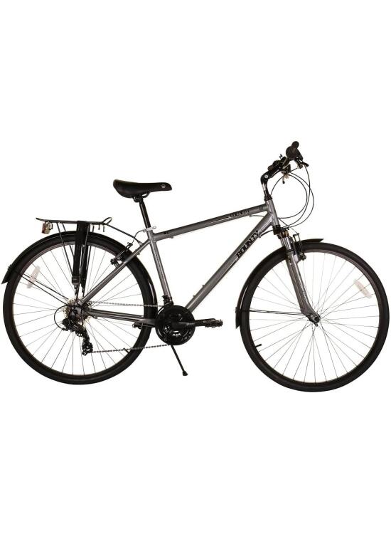 Bounty Country Hybrid Bike - Cuadro de aleación ligera, 18 velocidades Shimano, horquillas de suspensión Zoom - Perfecta para los entusiastas del ciclismo
