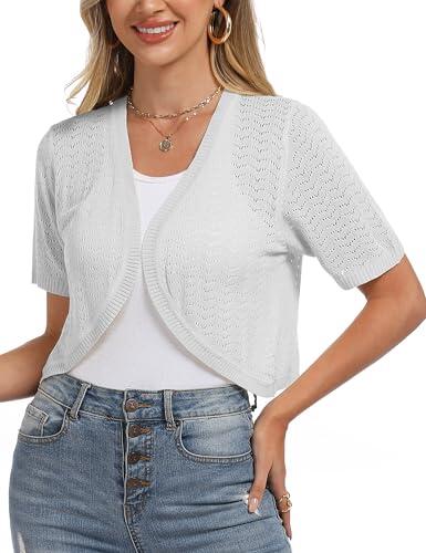 Totatuit Bolero Chaleco de punto elegante para mujer Chaqueta tipo bolero