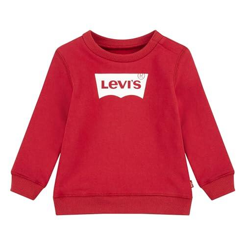 Levi's Kids Batwing crewneck Sudadera Bebé Niños Levis Rojo/Blanco 3 años