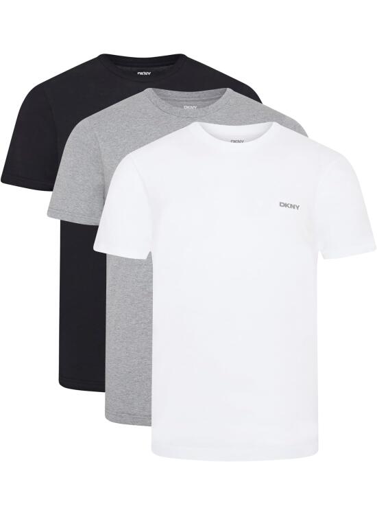 DKNY Giants Camiseta de Hombre Hombre (Pack de 3)