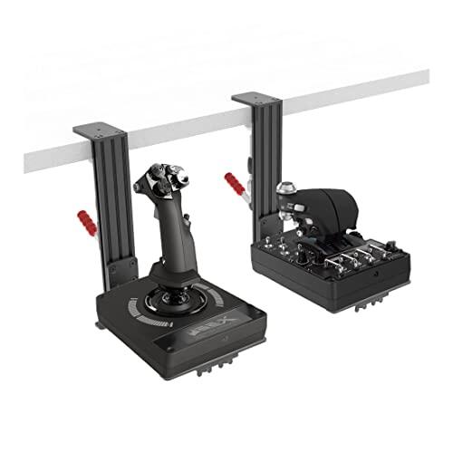Hikig Paquete de 2 Soportes de Escritorio para joysticks Logitech, Thrustmaster y VKB Hotas, Compatible con X52/X52 Pro/X56/X56 Rhino y más