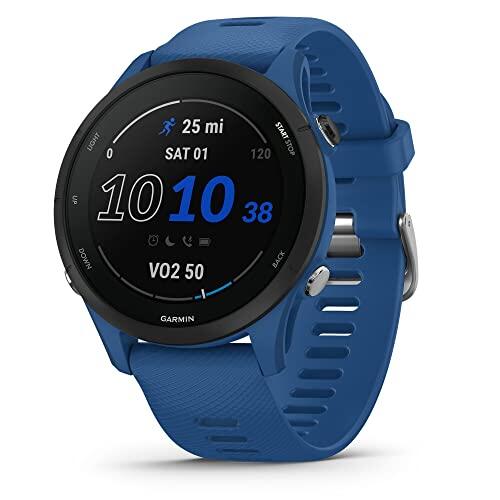 Garmin Forerunner® 255, Reloj Inteligente con GPS, información Avanzada, batería de Larga duración, Azul Marea