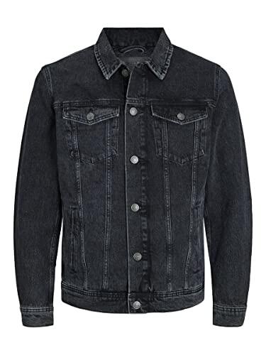 JACK & JONES Denim Jacket Denim Jacket Black Denim XL Black Denim XL