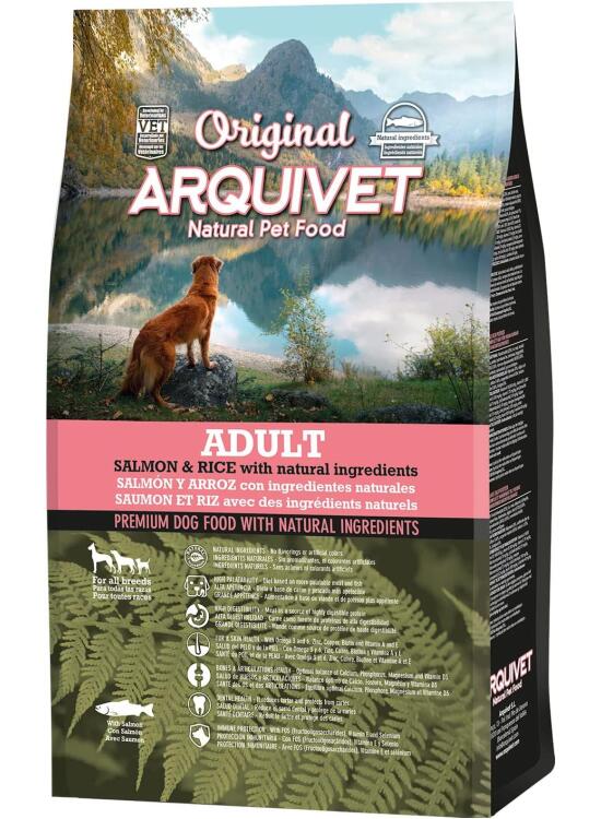 Arquivet Original Adult - Pienso para Perros Adultos - Salmón y Arroz, 3 kg (Paquete de 1)