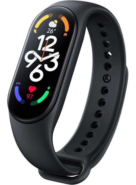 Xiaomi Mi Smart Band 7 Pulsera de Actividad, Pantalla AMOLED, 180mAh, 120 Modos de Entrenamiento, Impermeable 5 ATM, App Mi Fit, oxígeno Sangre Fitness Trake