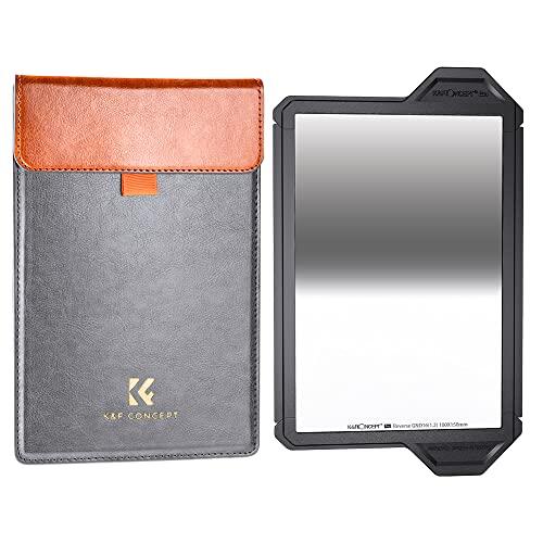 K&F CONCEPT Nano X-Pro Filtro Cuadrado Soft Inverso GND64 100x150mm Square Filter de Densidad Neutra en Vidrio Óptico con Revestimiento Nano
