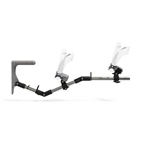 PROTUBEVR MagTube Rifle Gunstock para juegos VR FPS para mejorar la visión alineando los mandos con articulaciones y configuraciones múltiples para auriculares válvula índice en cromo y gris
