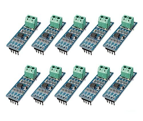 Fasizi 10 unidades de 5 V MAX485 / RS485 módulo TTL a RS-485 MCU placa de desarrollo