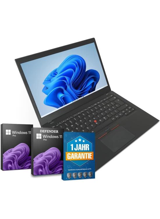 Lenovo ThinkPad T470s UltraBook, portátil 14" Full HD, Intel Core i5-6300U @ máx. 3 GHz, 8 GB, 256 GB SSD, Windows 11 Pro, antivirus gratis