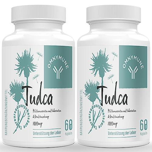 TUDCA - Suplemento Premium - 1000 mg por porción, Ácido Tauroursodesoxicólico, 120 Cápsulas