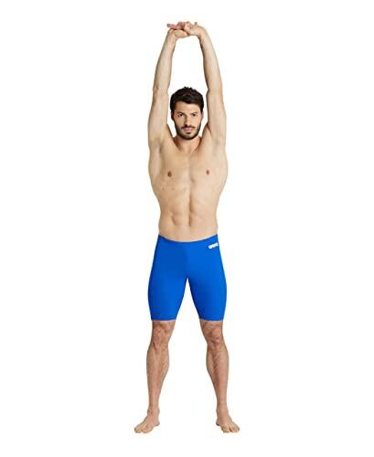 ARENA Solid Team Bañador Hombre, Traje de Baño de Secado Rápido, Jammer Hombre, Tejido MaxLife Eco con Máxima Resistencia al Cloro y Protección UV UPF 50+, Forro Frontal
