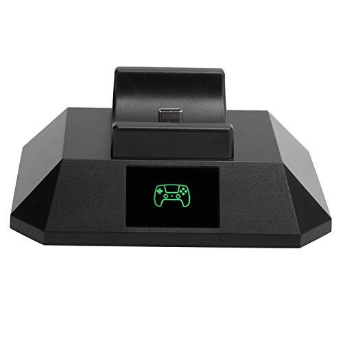 Estación de Acoplamiento del Cargador del Controlador, Estación de Acoplamiento del Cargador único con Pantalla, para Gamepad PS5, Estación de Carga del Controlador para la Consola de Juegos PS5, Sopo