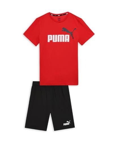 Puma Conjunto de Jersey Corto B Chándal, For All Time Red, 140 Niños