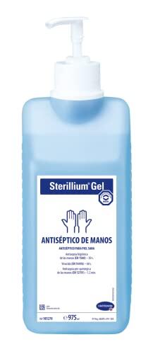 Sterillium Gel Desinfectante de Manos, Antiséptico, Gel Hidroalcohólico, Hidratante, Deja las Manos Suaves, con Válvula Dosificadora, 975 ml
