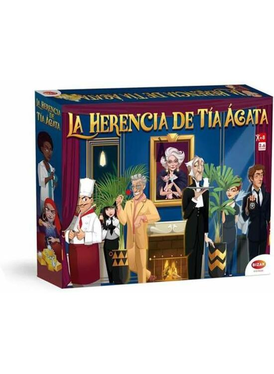 Bizak Juego La Herencia de la Tia Agata, Utiliza Todo tu ingenio y sé estratega para Eliminar a los adversarios en una Mansion Llena de trampas, para Toda Familia (62855053)