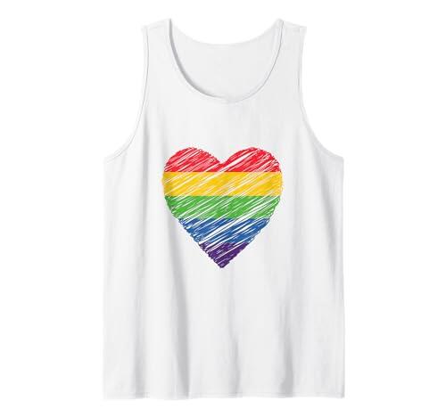 Análisis de la Camiseta Corazón Arcoíris del Orgullo