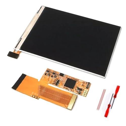 HISPEEDIDO Pantalla LCD retroiluminada con retroiluminación, V2 IPS, brillo 10 ajustable, reparación 5 en 1, kits de modificación personalizados mejorados compatibles con Game Boy AdvanceGBA