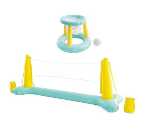 Convierte tu piscina en una zona de juegos: Análisis del set de voleibol y baloncesto acuático Intex