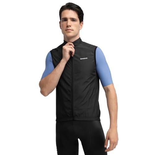 SIROKO - Chaleco Cortavientos de Ciclismo V1 Blaast - L - Negro