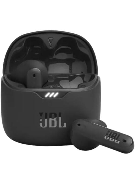 JBL Tune Flex TWS, Auriculares In Ear inalámbricos con cancelación activa del ruido, graves potentes, resistencia al agua IPX4, 8 a 24h de batería, estuche de carga, negro