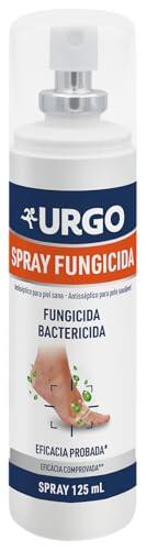 Urgo - Spray fungicida antiséptico - Elimina los hongos y las bacterias del mal olor - Efecto refrescante con mentol - 125 ml (El empaque puede variar)