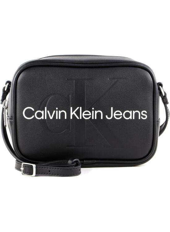 Calvin Klein Bolso con Bandolera para Mujer Camera Bag Pequeño, Negro (Black), Talla Única