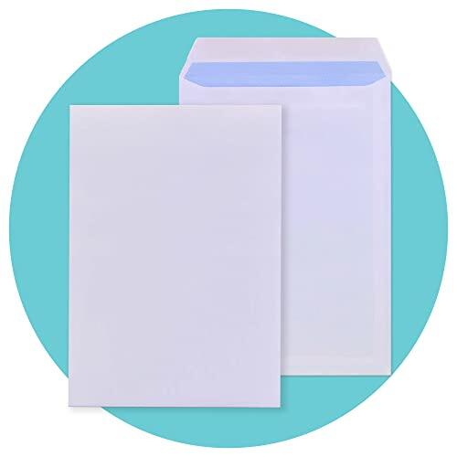 Triplast 20 sobres de seguridad autoadhesivos C5 blancos (tamaño: 229 x 164 mm), totalmente opacos, autoadhesivos y seguros para impresora, ideales para uso diario, oficina y comercial