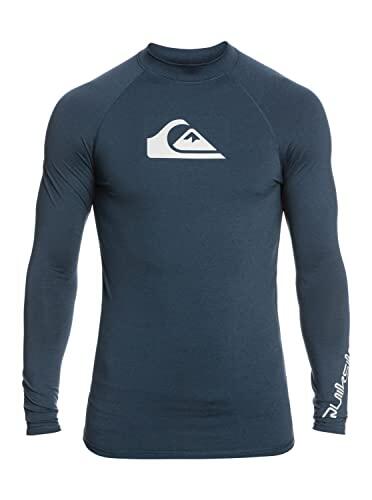 Quiksilver All Time - Lycra de manga larga UPF 50 para Hombre