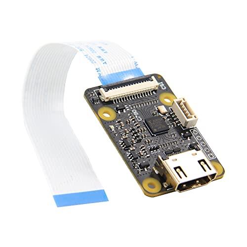 Geekworm Adaptador Raspberry Pi HDMI a CSI CSI-2 C790 | Soporte de Video y Audio | hasta 1080p60fps | para Raspberry Pi 4/3 B+/3B/Pi Zero/CM4