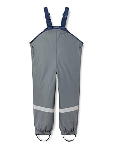 Playshoes Pantalones de Barro, Monos de lluvia para Unisex niños, Gris (Gris Oscuro), 140
