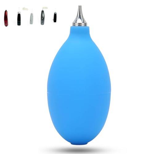 Soplador De Polvo Para Audífonos, Mini Bomba De Bola Exprimible Para Moldes De Oídos Aspirador De Polvo De Cera Para Oídos Soplador De Aire Cleaner Hinchazón De Audífonos Para Audífonos Lente Cámara