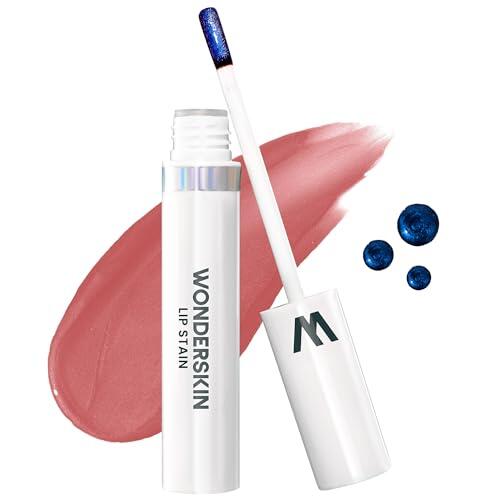 Wonderskin Wonder Blading Mascarilla de Tinte Labial, Tinte Nude de Larga Duración, Tinte a Prueba de Transferencia, Maquillaje Labial Stain & Go (Whimsical Masque)