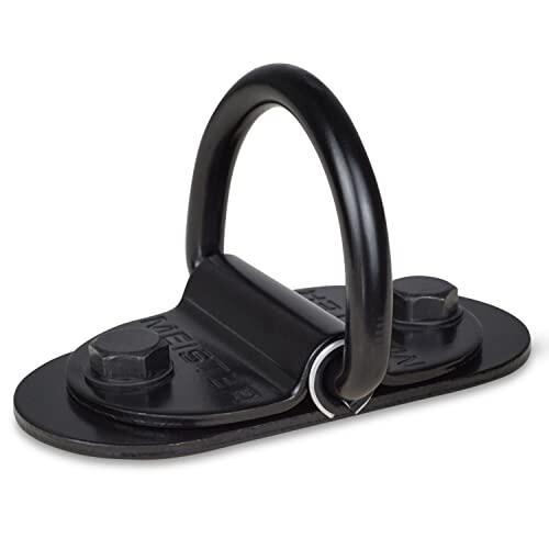 Meister Soporte de Anclaje de Suelo con Anillo en D para Bolsa Pesada de Doble Extremo, Color Negro