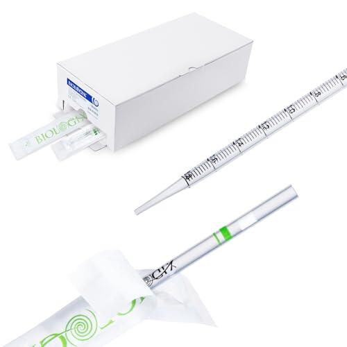 Pipetas serológicas, 2 ml (verde), estériles envueltas individualmente, paquete de 150