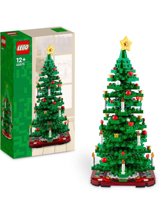 LEGO Árbol de Navidad Juguete de Construcción, Decoración Navideña para Salón o Dormitorio, Juego Imaginativo, Manualidades en Familia, Regalo para Niñas y Niños de 12 Años o Más 40573