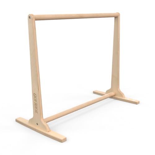 Gorletic Barra Paralela Front Lever - Estabilidad Superior Para Calistenia, Barra de Gimnasia, Base Ancha, Largo 105cm, Ideal Para Entrenamiento En Casa Y Gimnasio